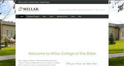 Desktop Screenshot of millarcollege.ca